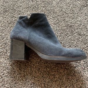 Ericmichael blue suede women’s ankle boots size 40